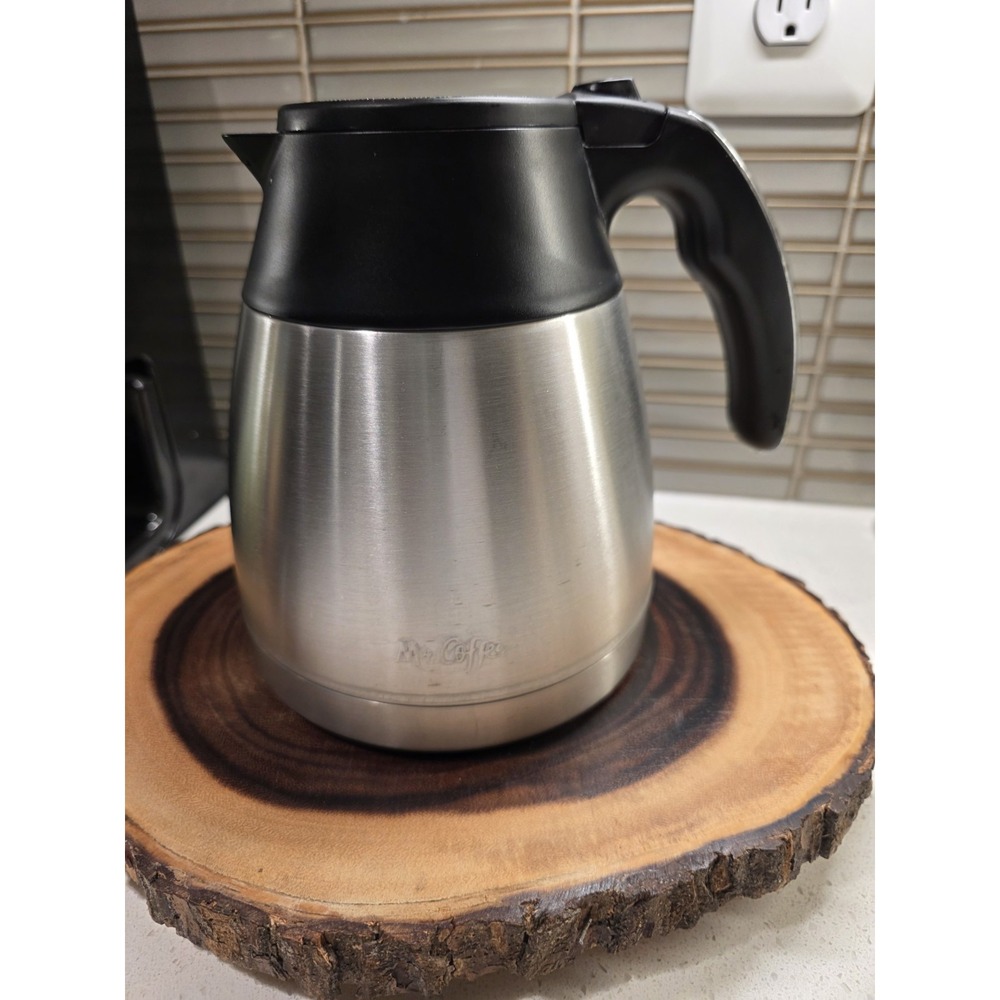 Mr. Coffee Thermal Stainless Steel Carafe Lid 6 Cup Replacement Pot